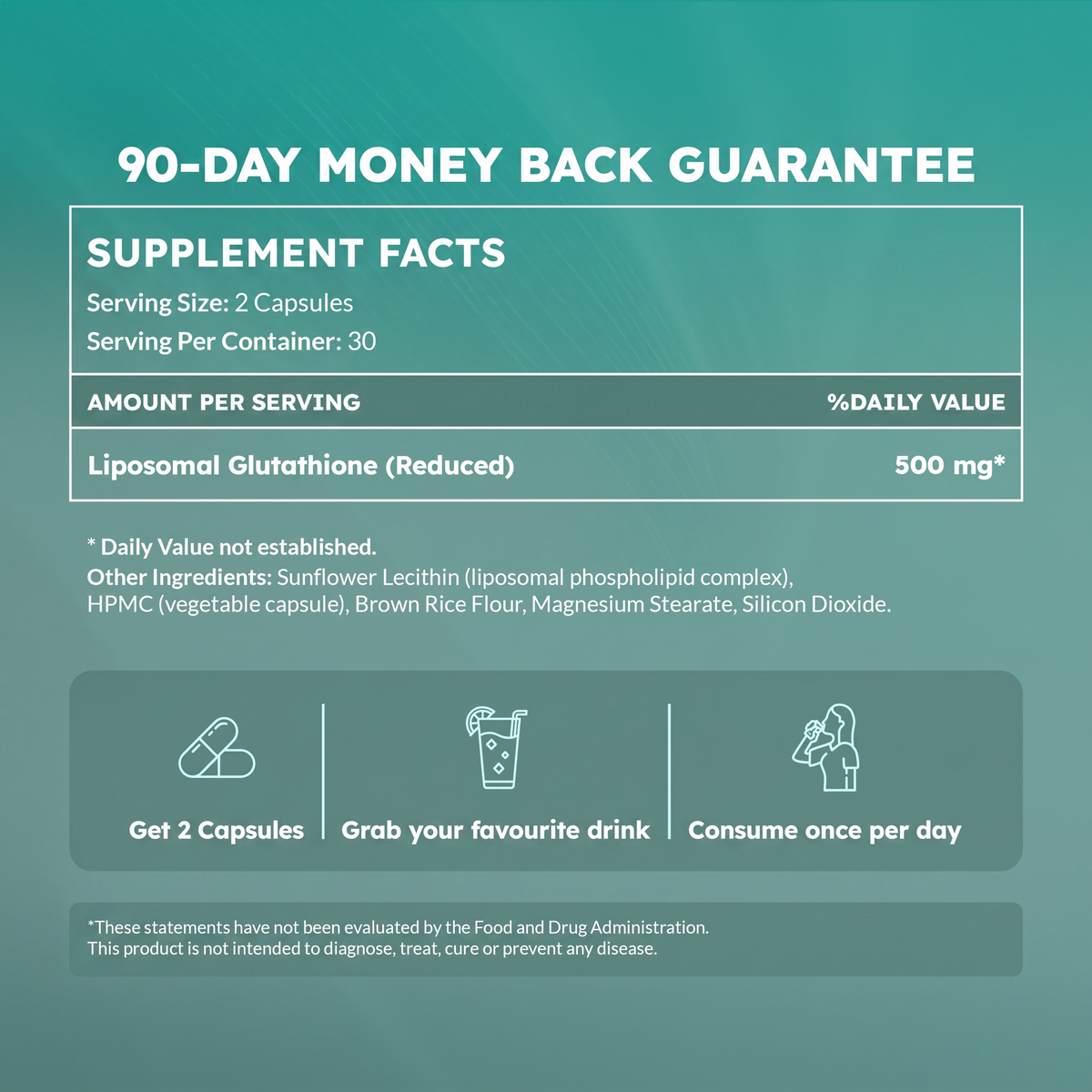 Helana Liposomal Glutathione Capsules