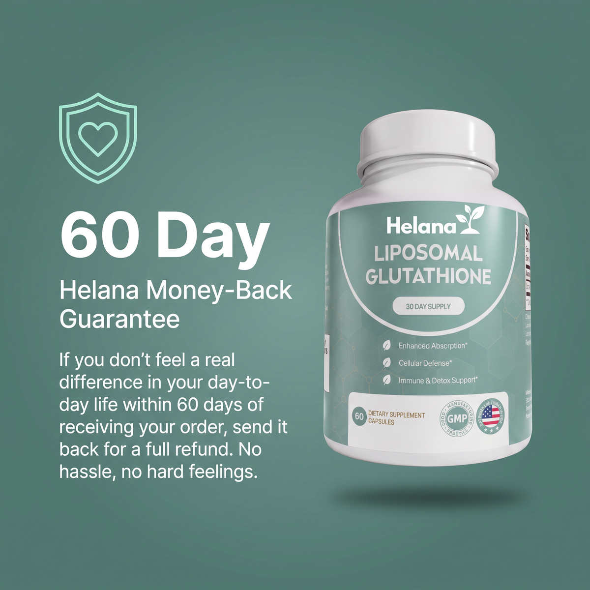 Helana Liposomal Glutathione Capsules